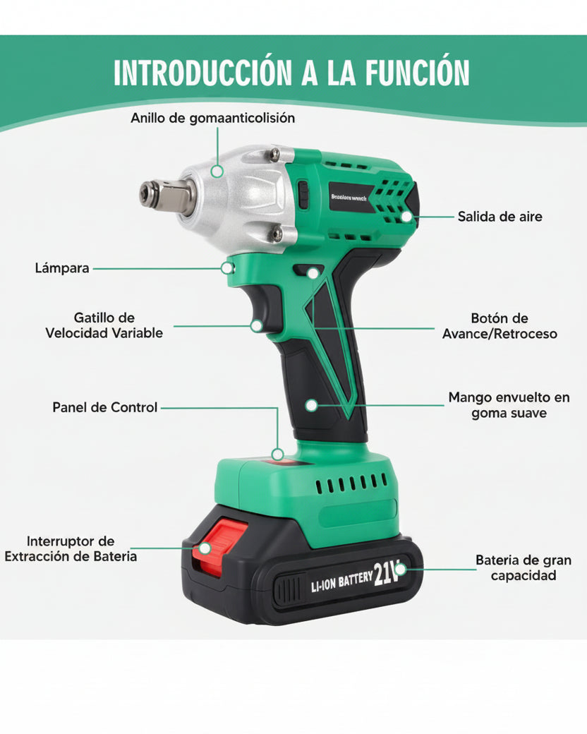 Taladro de Impacto Inalámbrico 110-220V - Image 4