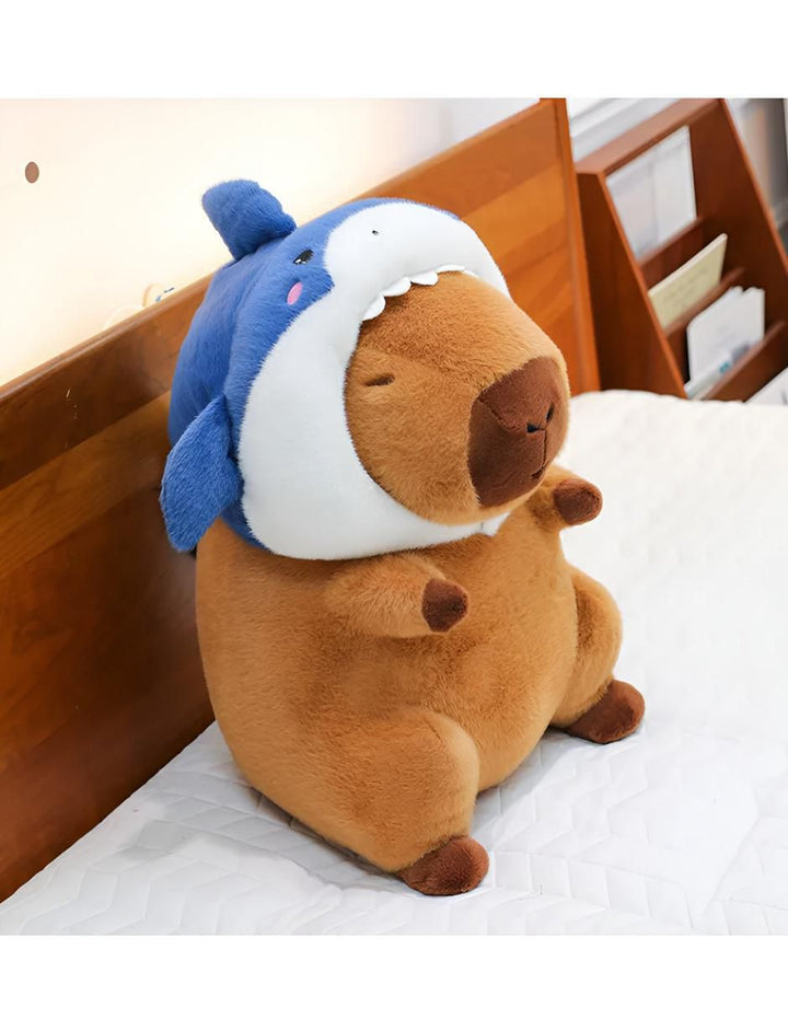 Peluche Capibara con Tiburón 30 cm - Image 4