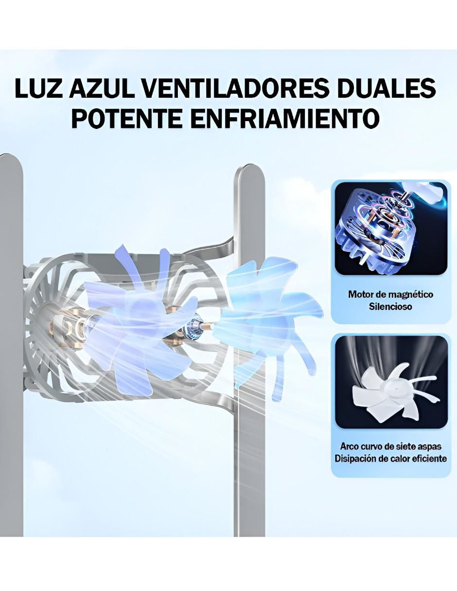 Base Refrigerante Laptop Gamer con 2 Ventiladores - Image 3