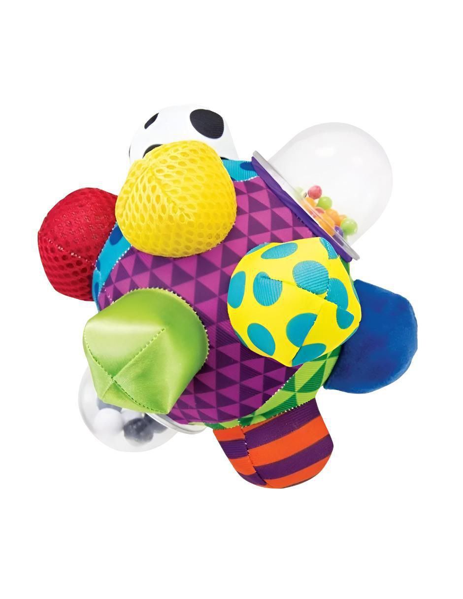 Pelota Sensorial Multicolor con Sonido para Bebé - Image 1