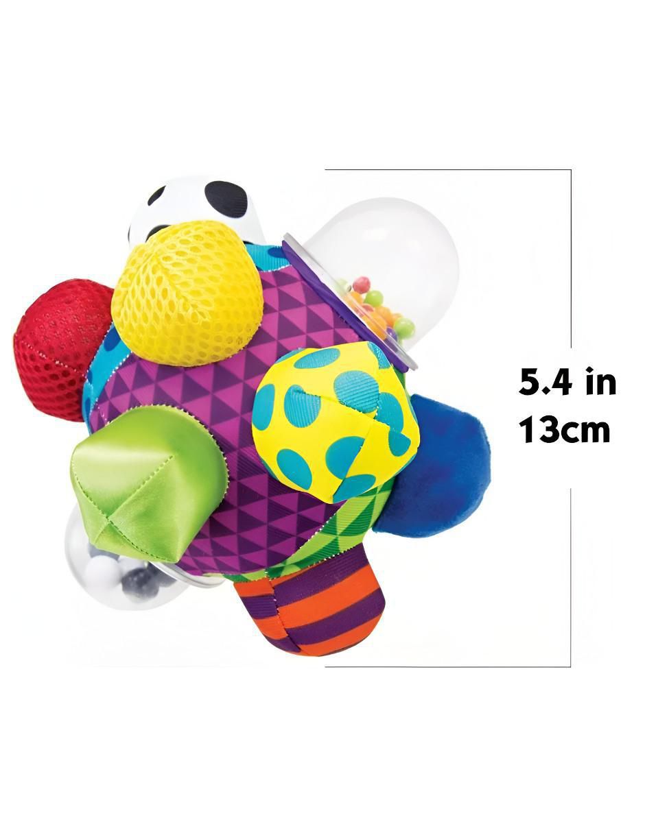 Pelota Sensorial Multicolor con Sonido para Bebé - Image 4
