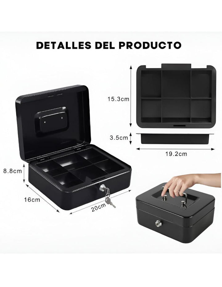 Caja Fuerte de Seguridad Compacta 20cm - Image 4