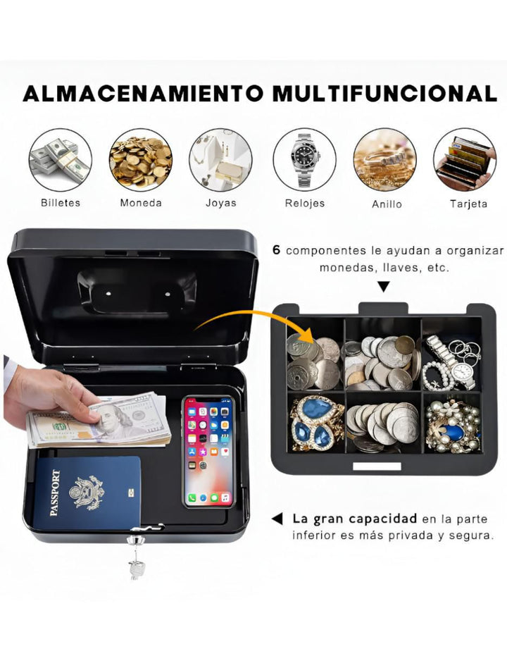 Caja Fuerte de Seguridad Compacta 20cm - Image 3