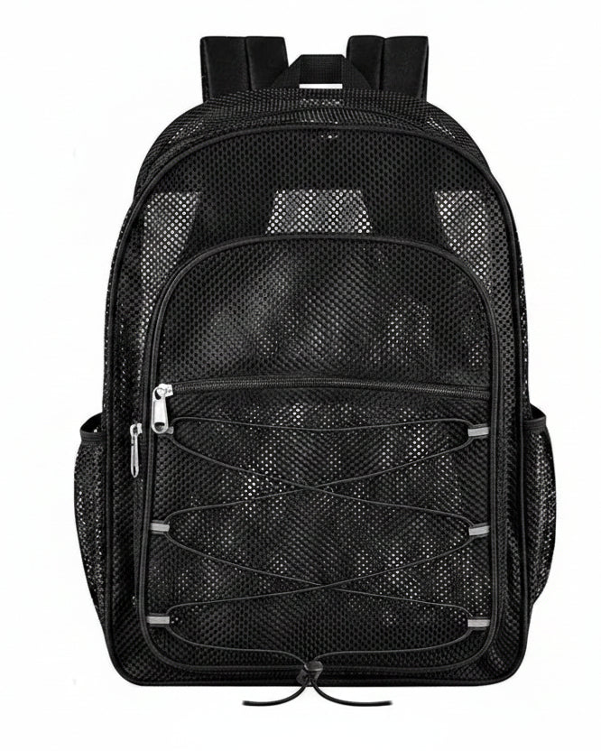 Mochila Malla Negra Transpirable - Image 1