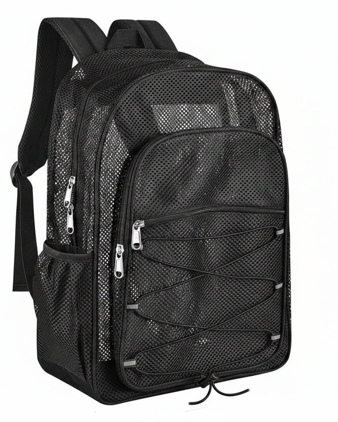 Mochila Malla Negra Transpirable - Image 4