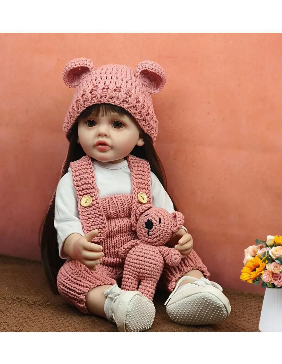Muñeca Reborn Silicona Realista 55cm - Image 3
