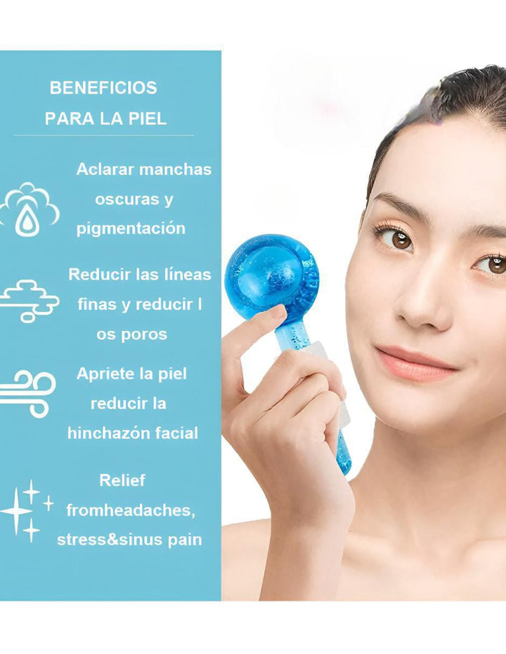 Masajeador Facial Ice Globes Antirruga - Image 3