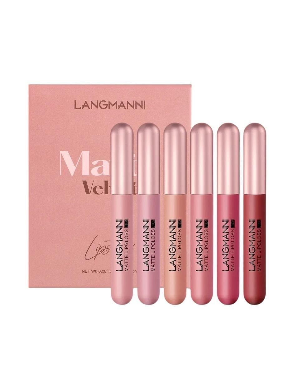 Set Labiales Líquidos Mate 6 Tonos - Image 3