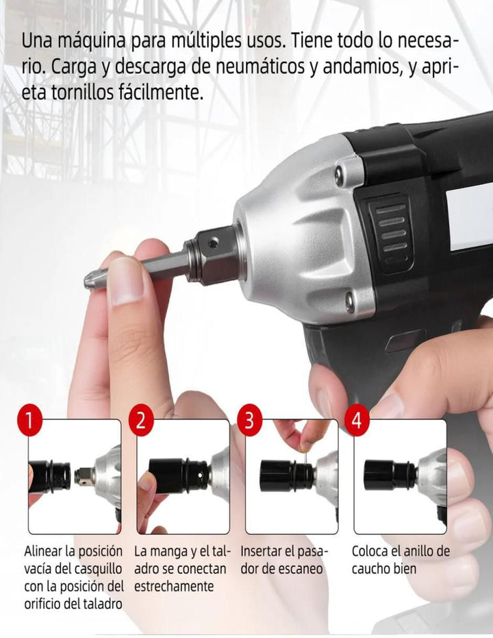 Kit Taladro y Llave de Impacto 48V Inalámbrico - Image 5