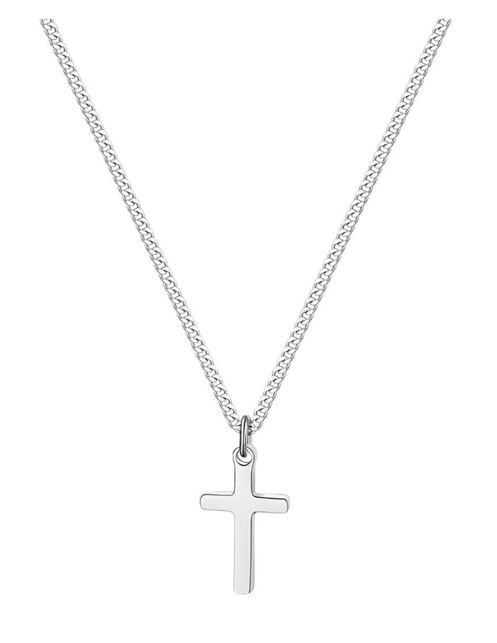 Collar de Cruz Acero Inoxidable Cadena Cubana - Image 1