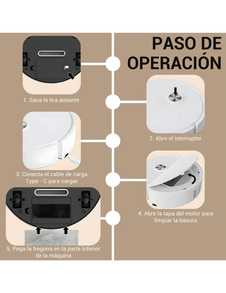 Aspiradora Robot 2 en 1 1L - Image 2