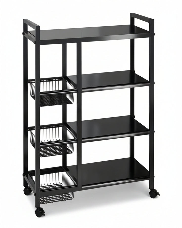 Estante Metal de Cocina con Ruedas 90cm - Image 1