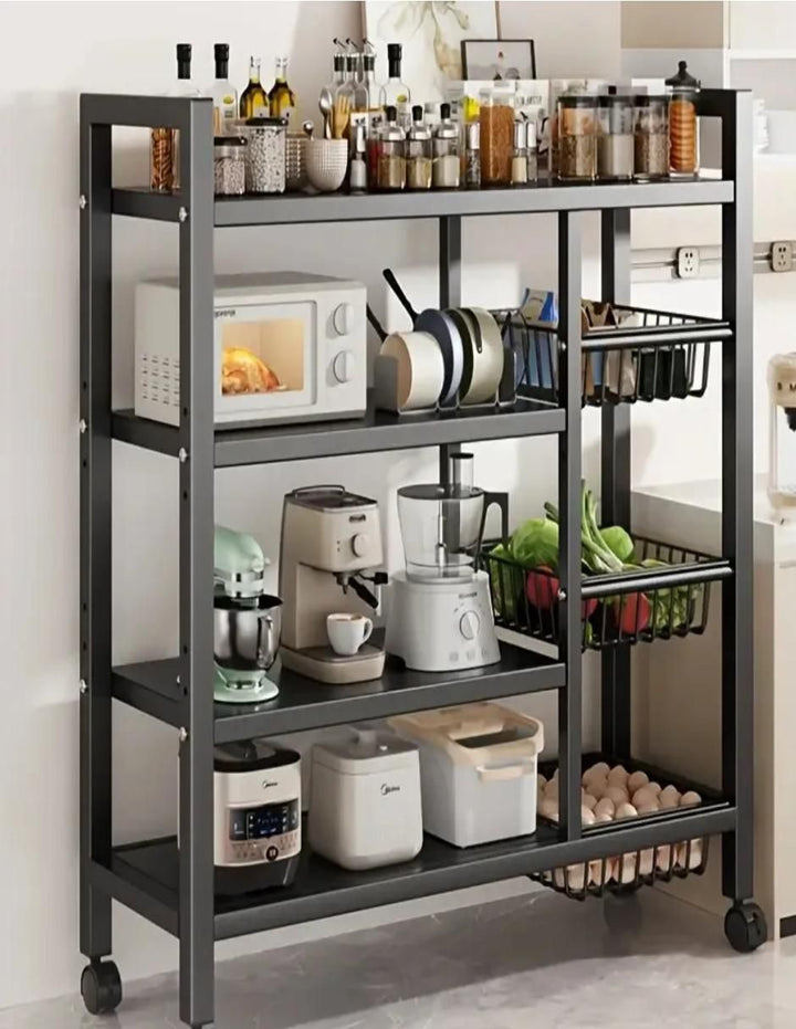 Estante Metal de Cocina con Ruedas 90cm - Image 2
