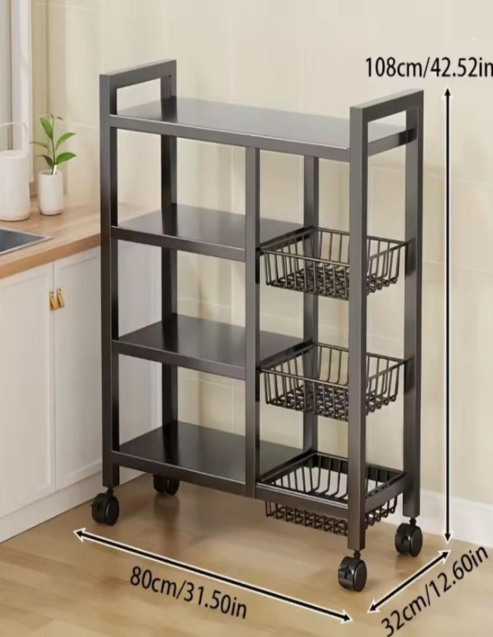 Estante Metal de Cocina con Ruedas 90cm - Image 7