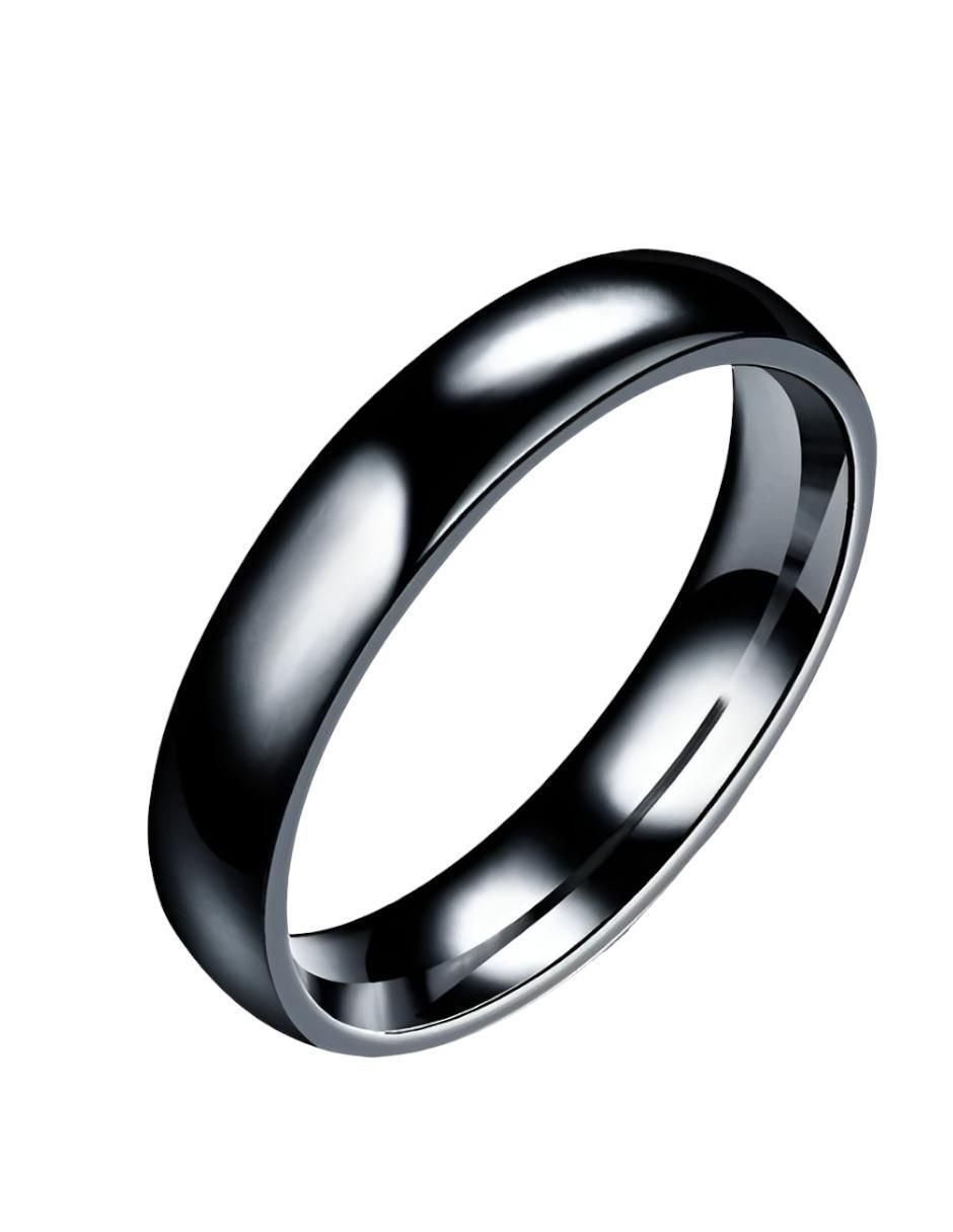 Anillo de Pareja Acero Inoxidable Negro - Image 1