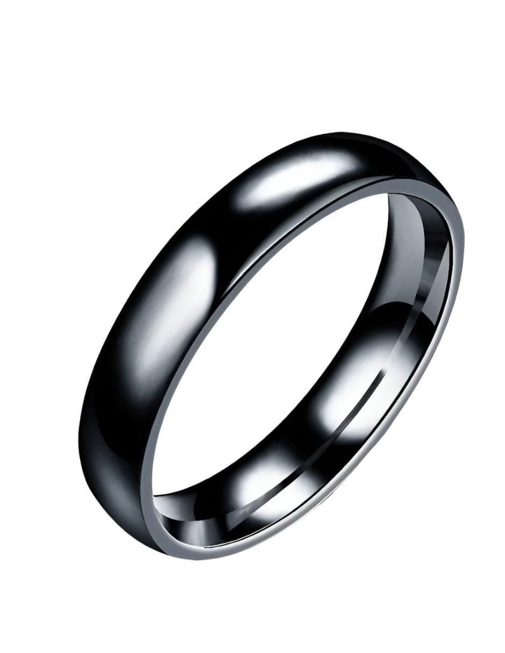 Anillo de Pareja Acero Inoxidable Negro - Image 1