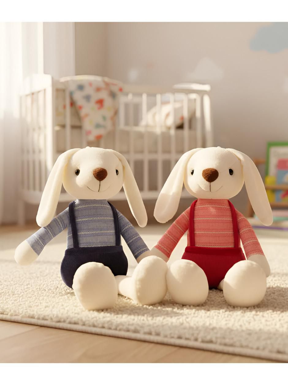 Peluches Conejo Kawaii Set 2 Piezas - Image 2