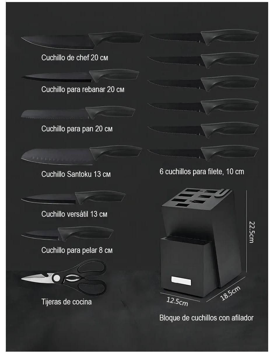 Set de Cuchillos 14 Piezas - Image 4
