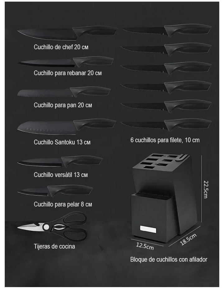 Set de Cuchillos 14 Piezas - Image 4