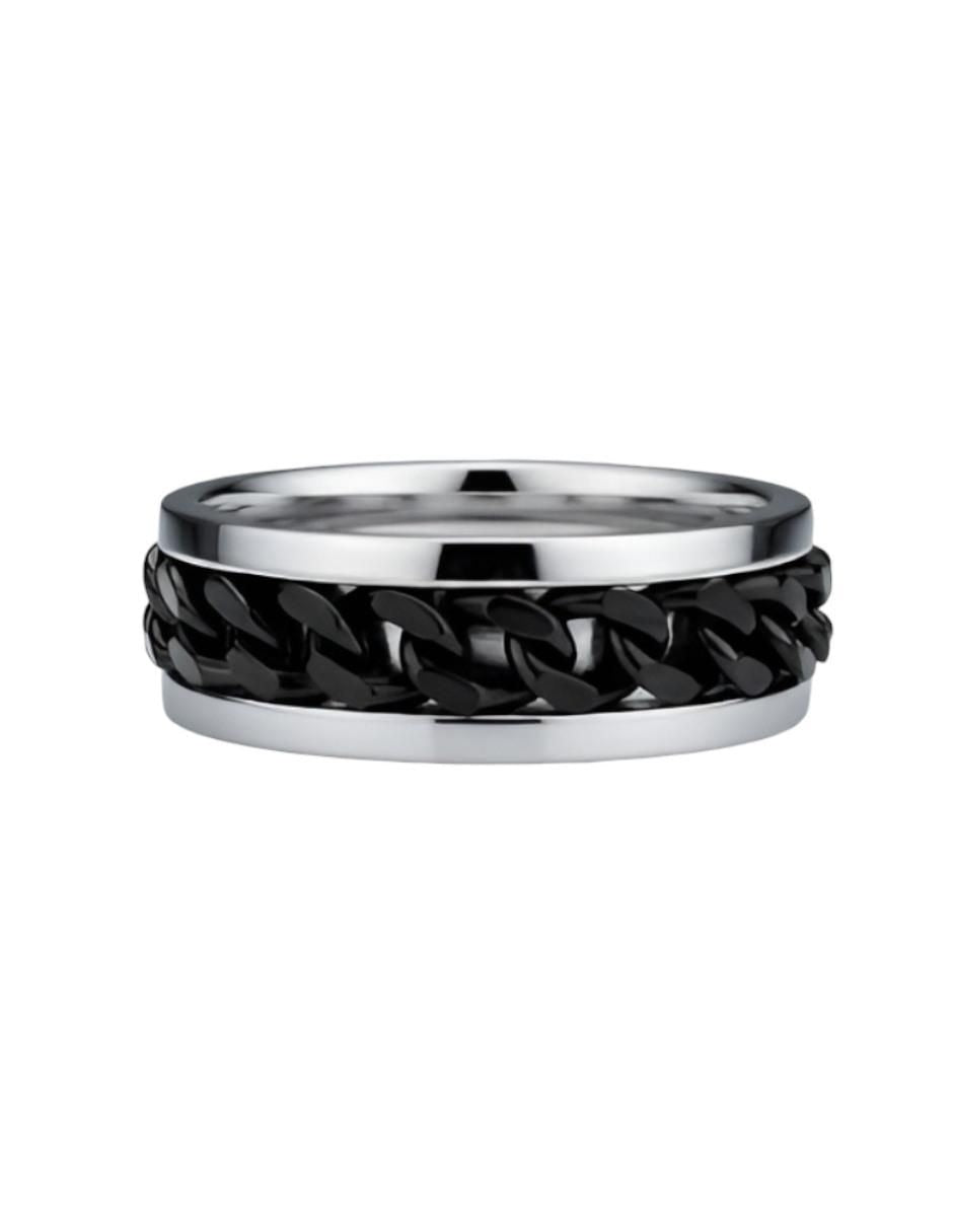Anillo Mate Negro Hombre - Image 5