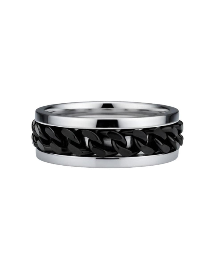 Anillo Mate Negro Hombre - Image 5