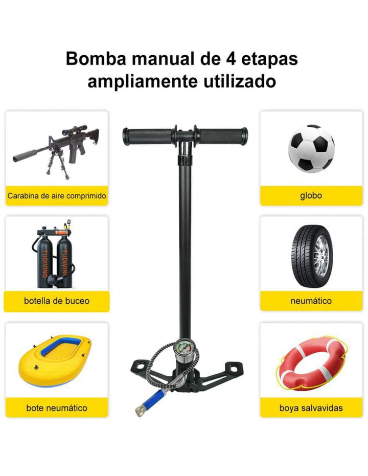 Bomba de Aire Manual Ergonomica Futbol - Image 2