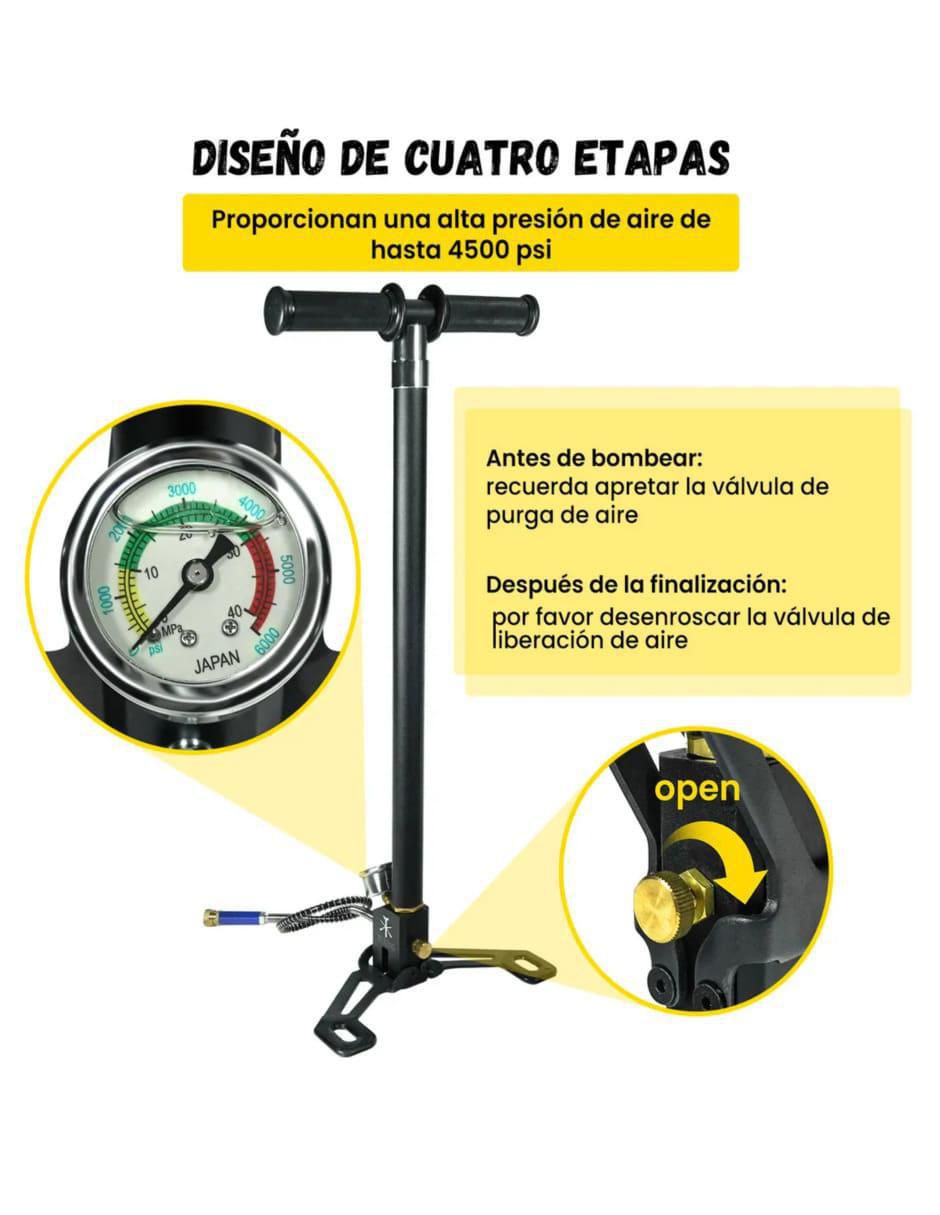 Bomba de Aire Manual Ergonomica Futbol - Image 4