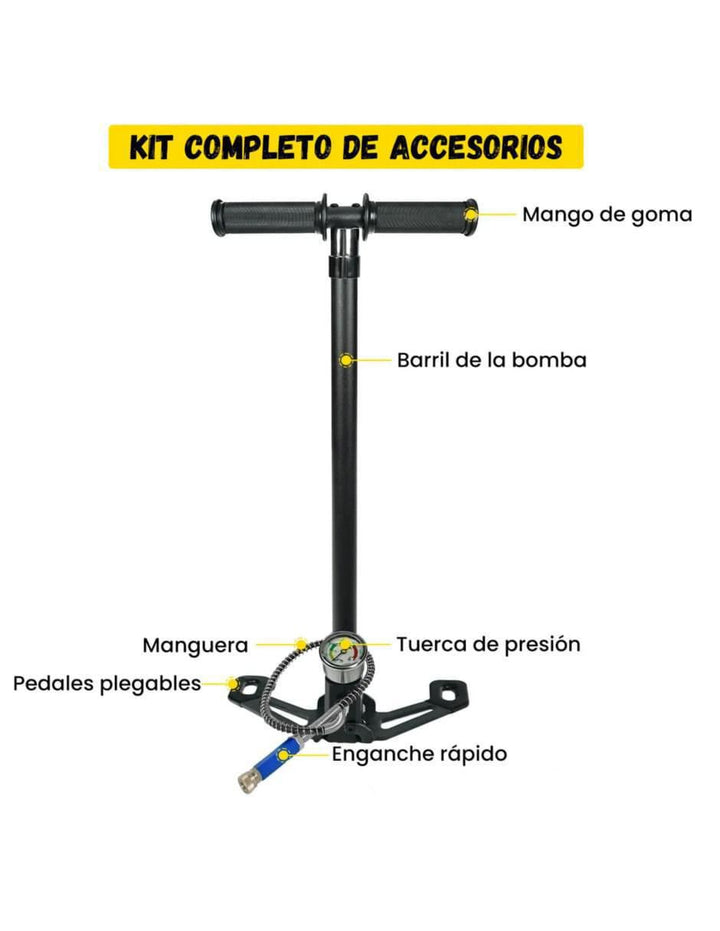 Bomba de Aire Manual Ergonomica Futbol - Image 5