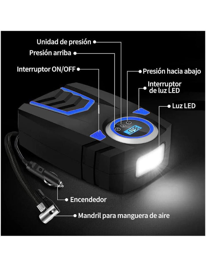 Bomba de Aire 12V Compresor Portátil - Image 3