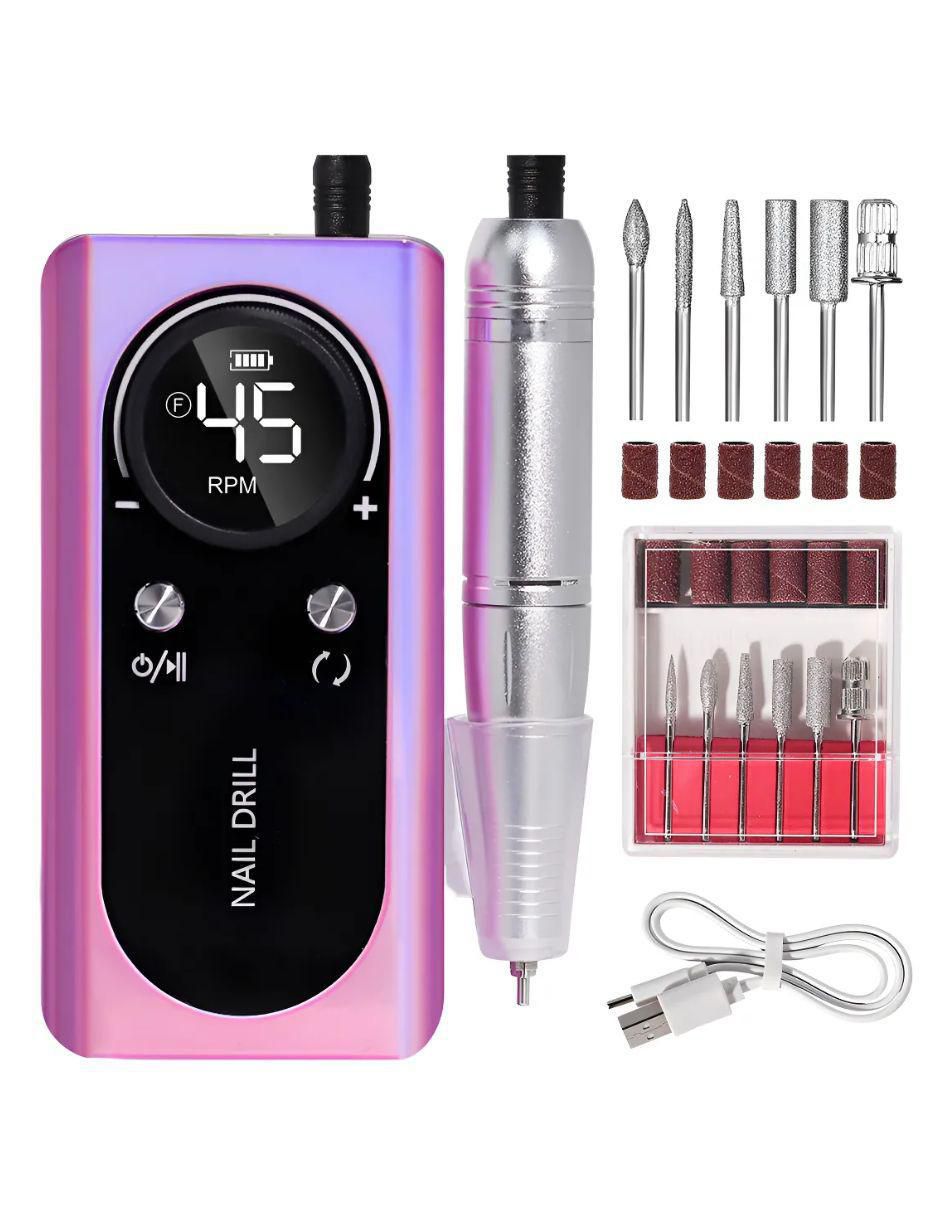 Set Manicure Eléctrico 45000 RPM - Image 1
