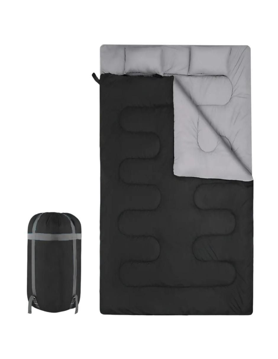 Saco de Dormir 2 Personas Negro - Image 1