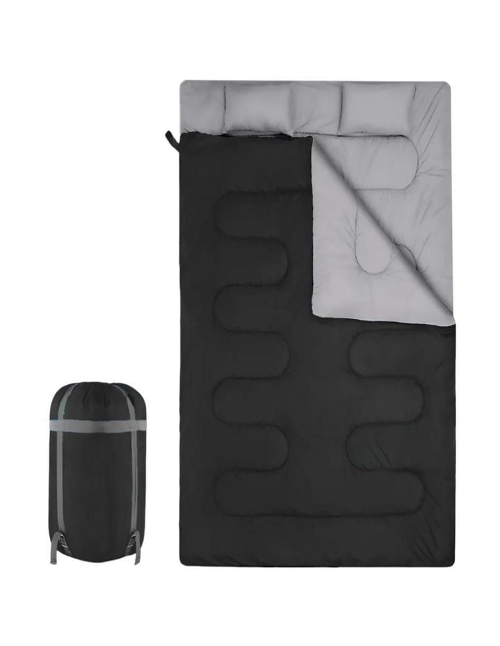 Saco de Dormir 2 Personas Negro - Image 1