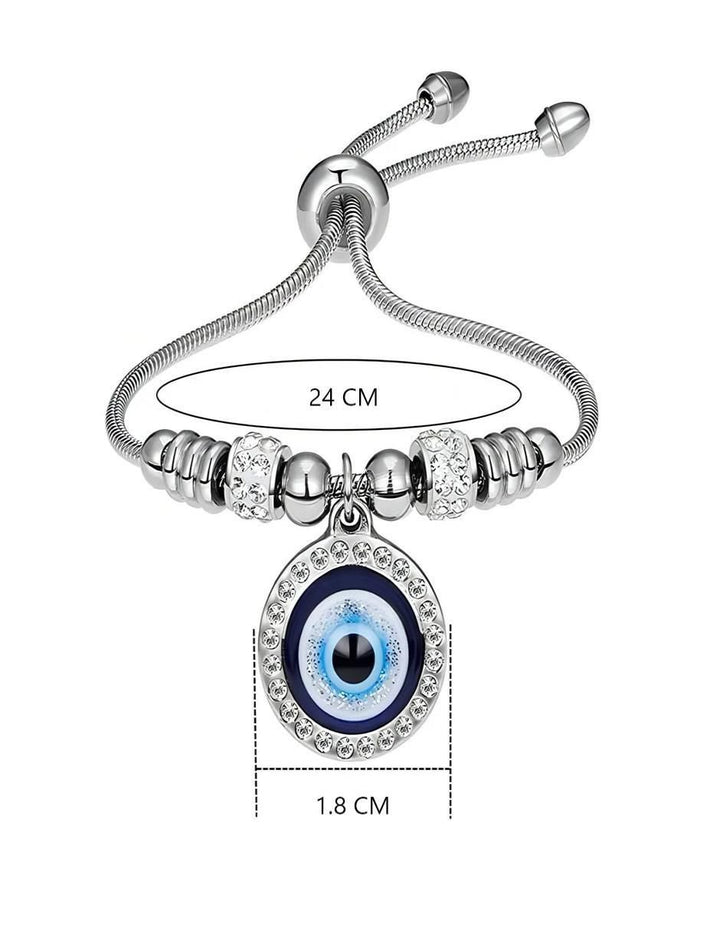 Collar y Pulsera Ojo Turco Titanio - Image 7