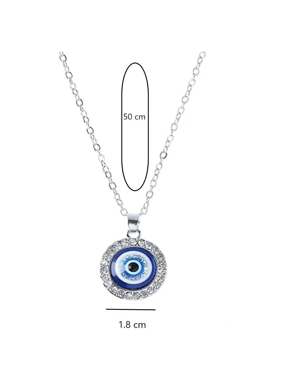 Collar y Pulsera Ojo Turco Titanio - Image 8