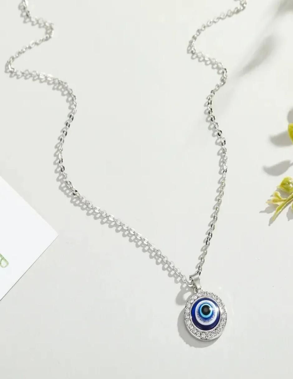 Collar y Pulsera Ojo Turco Titanio - Image 4