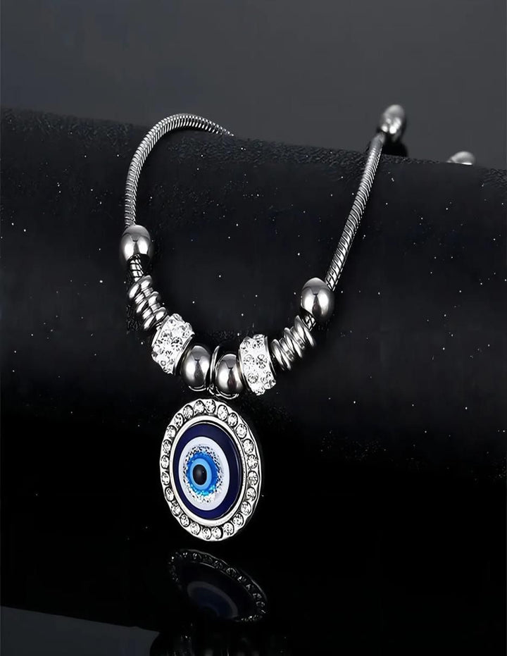 Collar y Pulsera Ojo Turco Titanio - Image 5