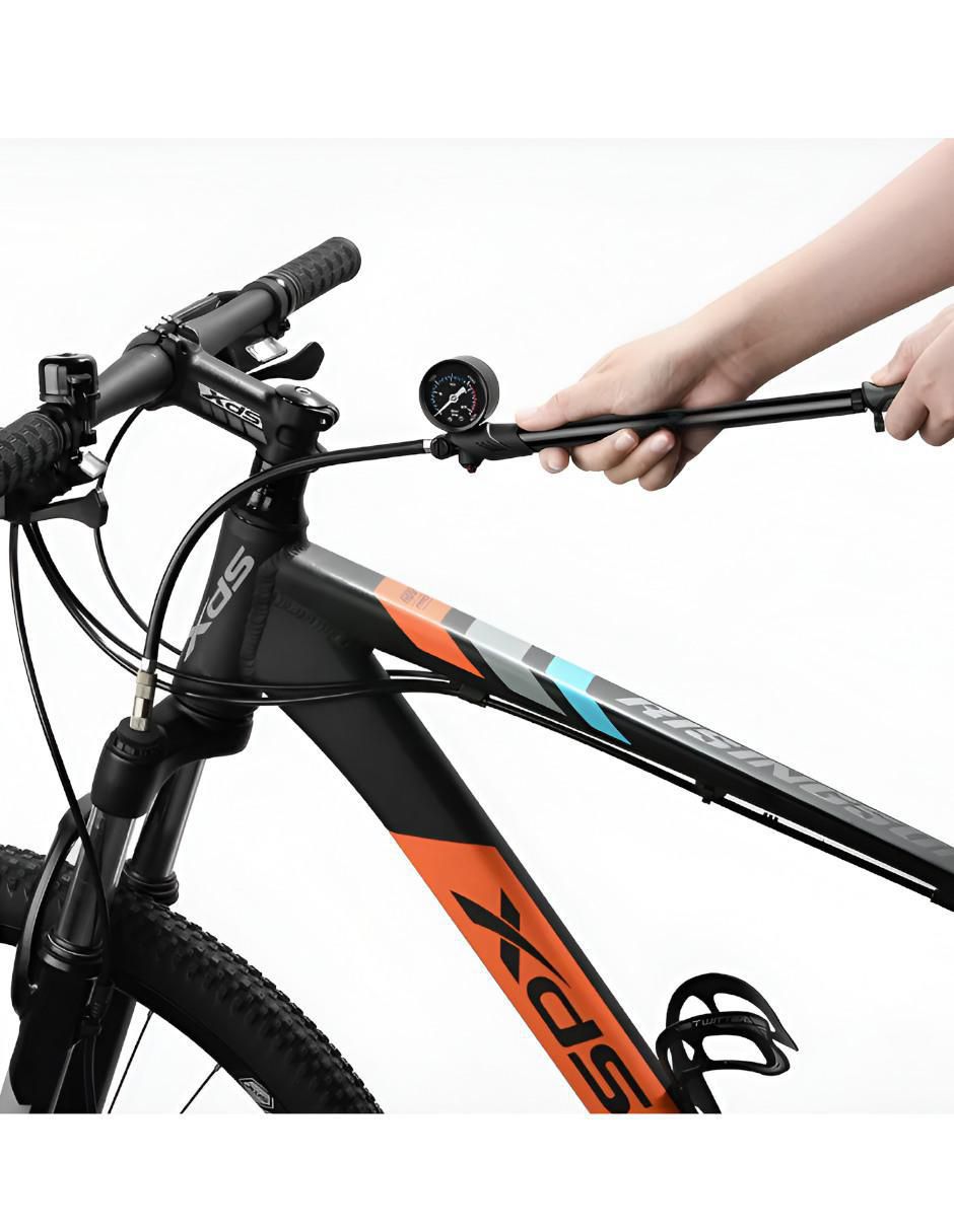 Bomba de Aire Manual con Manómetro - Image 2