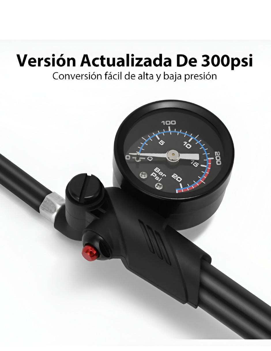 Bomba de Aire Manual con Manómetro - Image 4