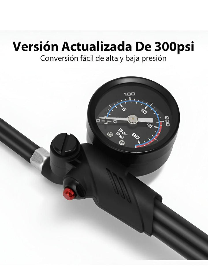 Bomba de Aire Manual con Manómetro - Image 4