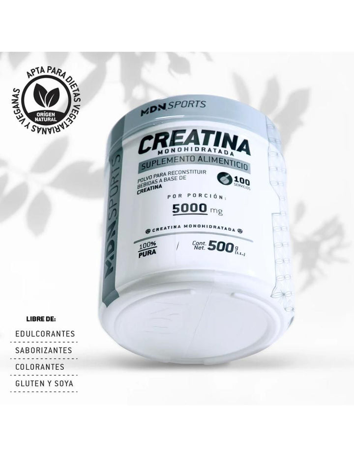 Creatina Monohidratada MDN 500g Natural - Image 5