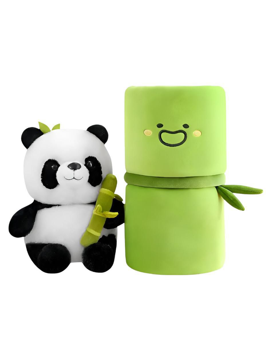 Peluche Panda con Almohada de Bambú 25cm - Image 1
