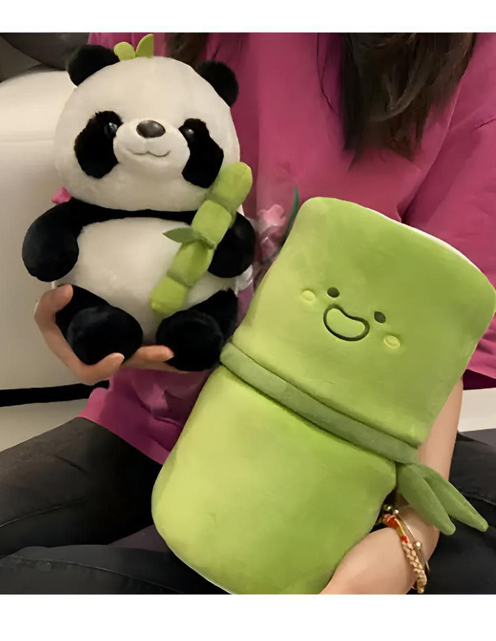 Peluche Panda con Almohada de Bambú 25cm - Image 3