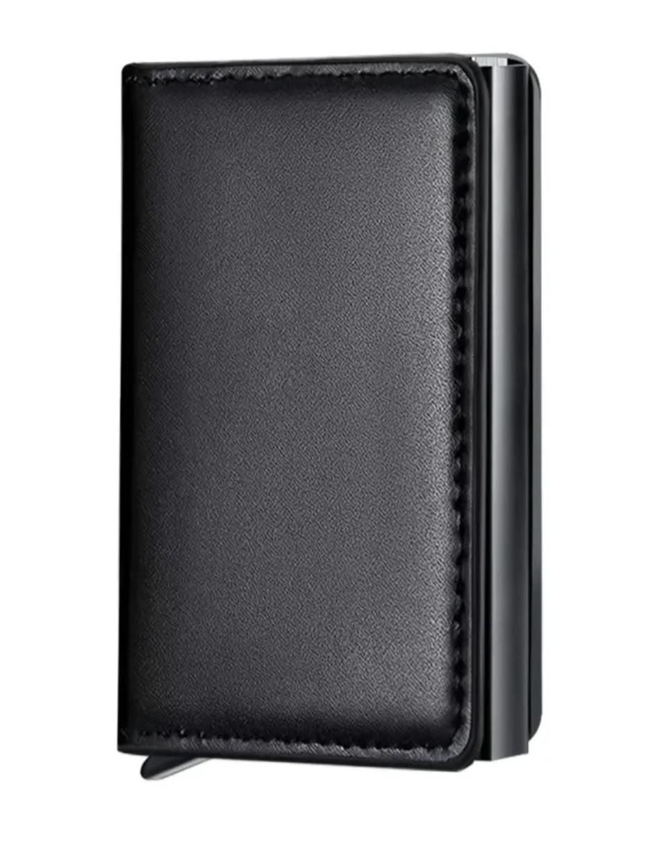 Cartera de Hombre Negra 9.5cm - Image 1