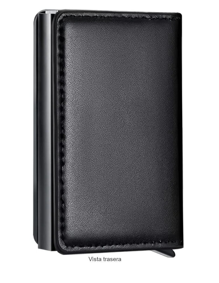 Cartera de Hombre Negra 9.5cm - Image 4