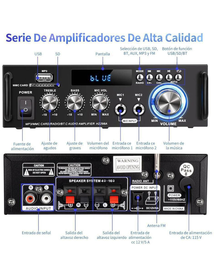 Amplificador Estéreo 127V - Image 3