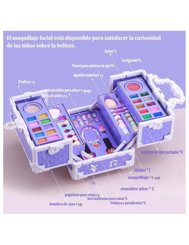 Set de Maquillaje Infantil para Niña 12 piezas - Image 2