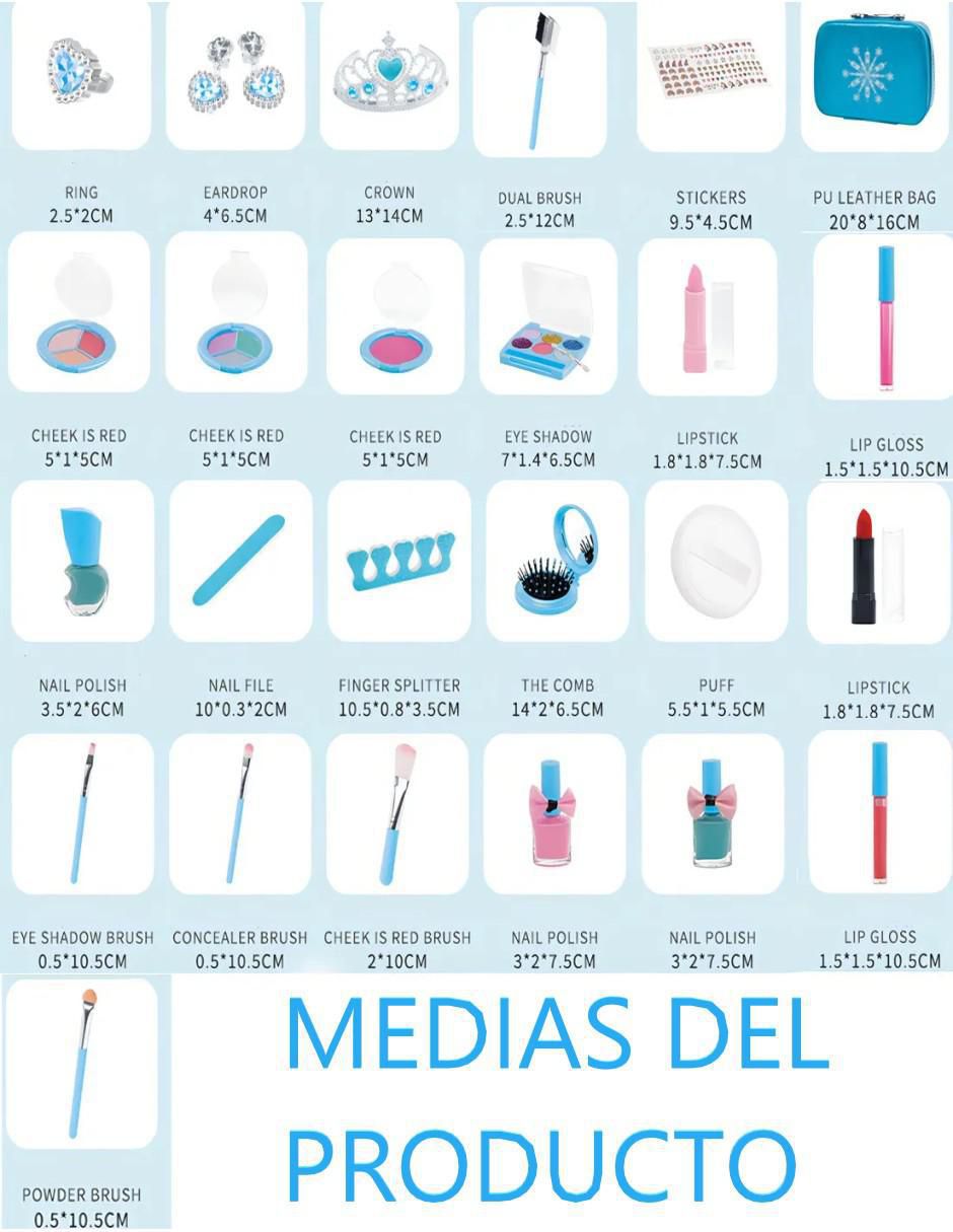 Set de Maquillaje Estuche Portátil 25 Piezas - Image 4