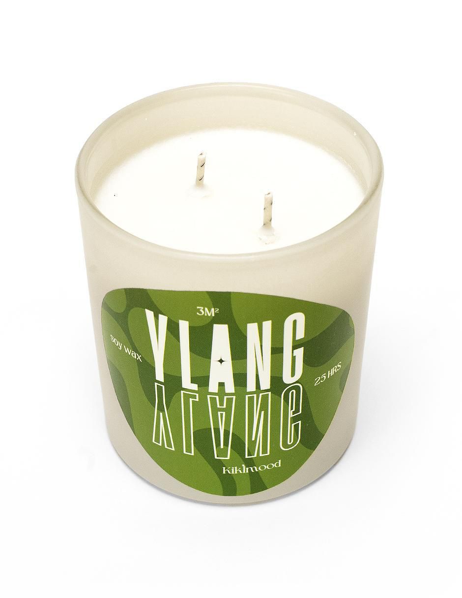 Vela Kikimood Ylang Ylang Bergamota Doble Pabilo - Image 2