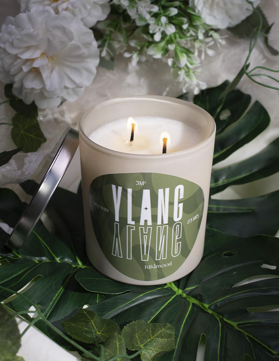 Vela Kikimood Ylang Ylang Bergamota Doble Pabilo - Image 8