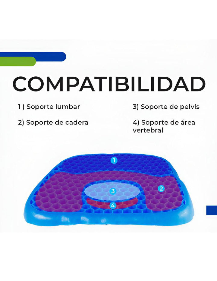 Cojín Ergonómico de Gel para Silla - Image 4
